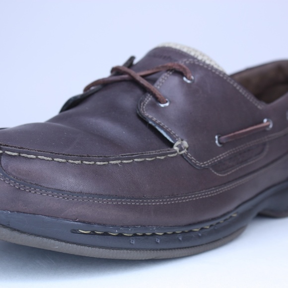 Dunham Shoreline Men\'s Boat Shoe Dark Brown Loafer main image 5